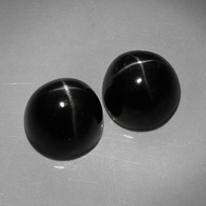 Achetez naturel ct noir diopside étoilé gems, coupe roude, en provenance inde chez gemselect. en stock, livraison internationale!