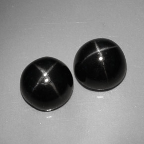 Achetez naturel ct noir diopside étoilé gems, coupe roude, en provenance inde chez gemselect. en stock, livraison internationale!
