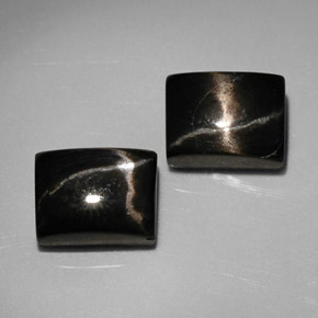 Achetez naturel ct noir diopside étoilé gems, baguette, en provenance inde chez gemselect. en stock, livraison internationale!