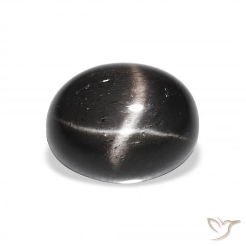 4.64ct Naturel Noire Diopside étoilé, ovale, Opaque