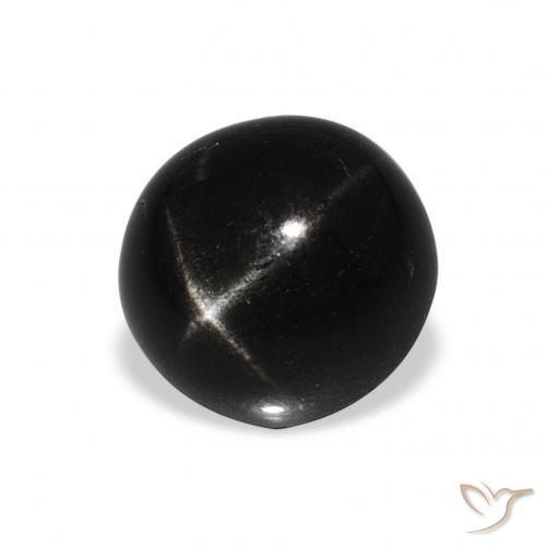 Diopside étoilé Noire naturelle Tour, 2.74 ct, Opaque