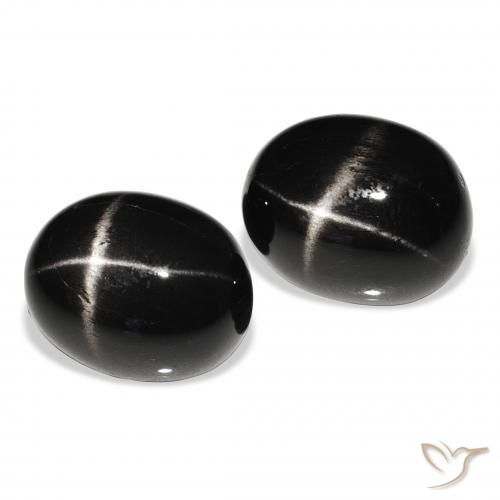Shop natural 9.78ct Noire Diopside étoilé gems, ovale, from Inde at GemSelect. In stock, global shipping!