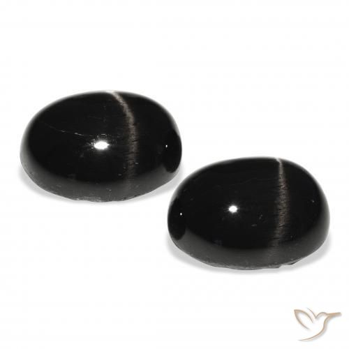 Shop natural 9.78ct Noire Diopside étoilé gems, ovale, from Inde at GemSelect. In stock, global shipping!