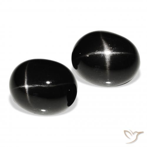 Shop natural 13.24ct Noire Diopside étoilé gems, ovale, from Inde at GemSelect. In stock, global shipping!