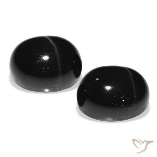 Shop natural 13.24ct Noire Diopside étoilé gems, ovale, from Inde at GemSelect. In stock, global shipping!