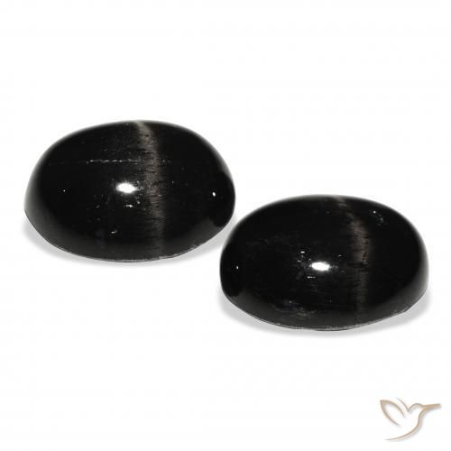 Shop natural 8.47ct Noire Diopside étoilé gems, ovale, from Inde at GemSelect. In stock, global shipping!