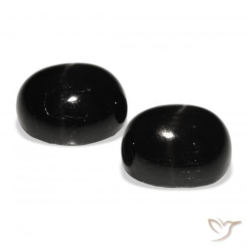 Shop natural 12.00ct Noire Diopside étoilé gems, ovale, from Inde at GemSelect. In stock, global shipping!