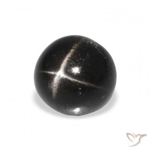 Diopside étoilé Noire naturelle Tour, 2.44 ct, Opaque