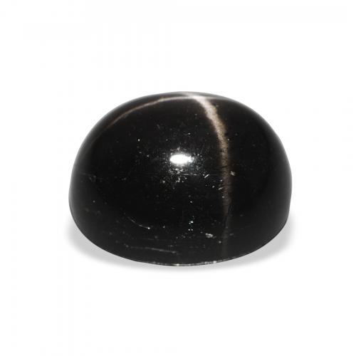 Diopside étoilé Noire naturelle ovale, 5.95 ct, Opaque