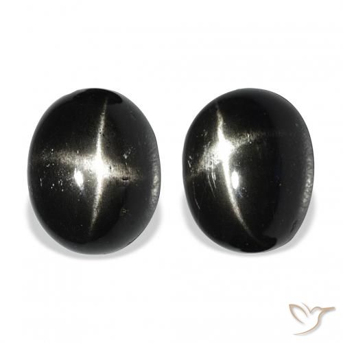 Shop natural 9.43ct Noire Diopside étoilé gems, ovale, from Inde at GemSelect. In stock, global shipping!