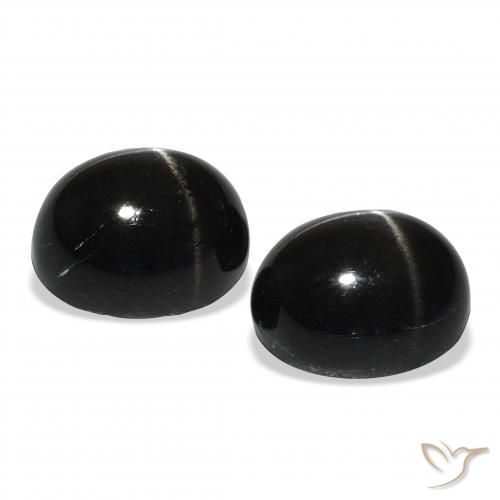 Shop natural 12.31ct Noire Diopside étoilé gems, ovale, from Inde at GemSelect. In stock, global shipping!