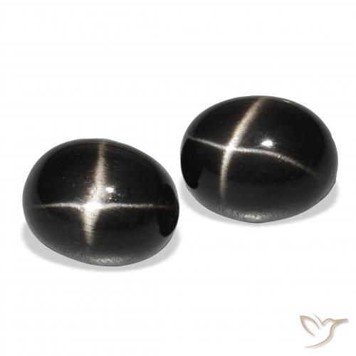 Shop natural 13.46ct Noire Diopside étoilé gems, ovale, from Inde at GemSelect. In stock, global shipping!