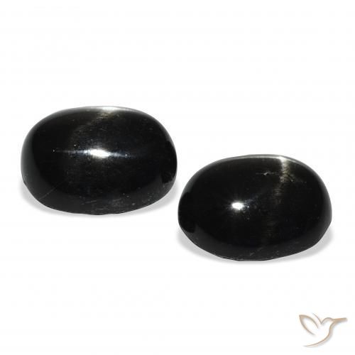 Shop natural 8.87ct Noire Diopside étoilé gems, ovale, from Inde at GemSelect. In stock, global shipping!