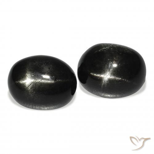 Shop natural 9.92ct Noire Diopside étoilé gems, ovale, from Inde at GemSelect. In stock, global shipping!