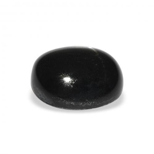 Diopside étoilé Noire naturelle ovale, 4.42 ct, Opaque