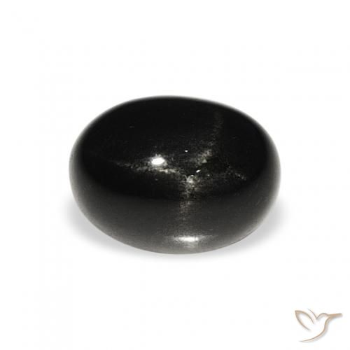 1.85ct Noire Diopside étoilé, ovale, Opaque
