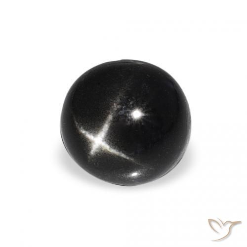 Diopside étoilé Noire naturelle Tour, 1.54 ct, Opaque