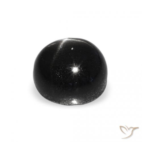 Diopside étoilé Noire naturelle Tour, 1.54 ct, Opaque