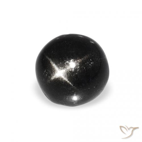 Diopside étoilé Noire naturelle Tour, 1.27 ct, Opaque