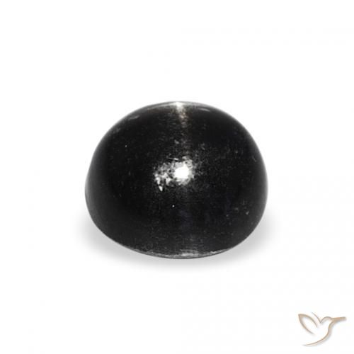 Diopside étoilé Noire naturelle Tour, 1.27 ct, Opaque