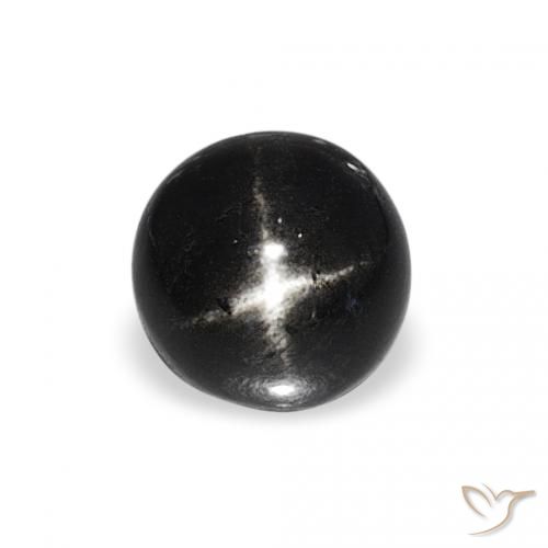 1.20ct Naturel Noire Diopside étoilé, Tour, Opaque