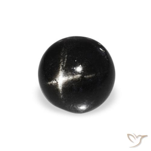 Diopside étoilé Noire naturelle Tour, 1.20 ct, Opaque