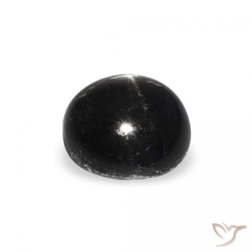 Diopside étoilé Noire naturelle Tour, 1.20 ct, Opaque