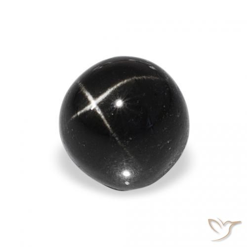 Diopside étoilé Noire naturelle Tour, 1.78 ct, Opaque
