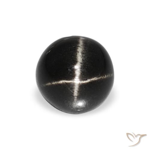 1.49ct Naturel Noire Diopside étoilé, Tour, Opaque