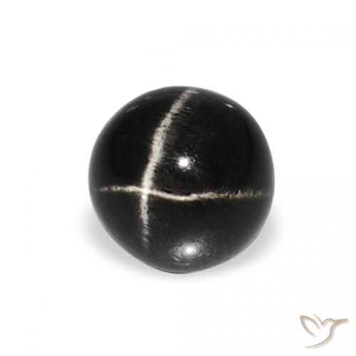 Diopside étoilé Noire naturelle Tour, 1.49 ct, Opaque