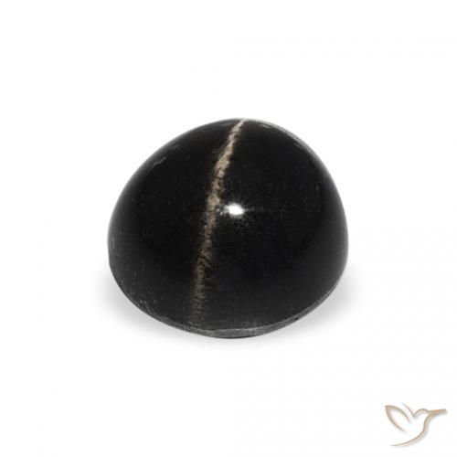 Diopside étoilé Noire naturelle Tour, 1.49 ct, Opaque