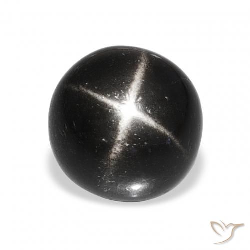 9.33ct Noire Diopside étoilé, Tour, Opaque