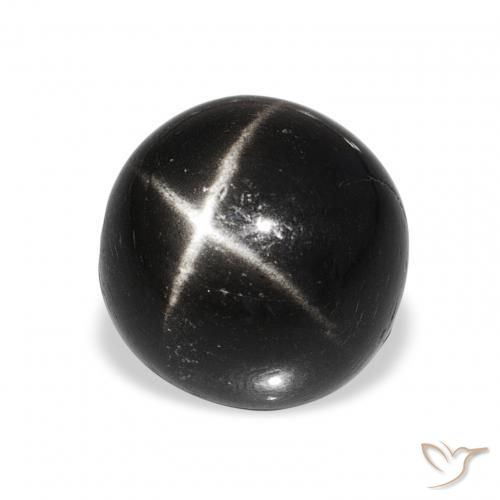 Diopside étoilé Noire naturelle Tour, 9.33 ct, Opaque