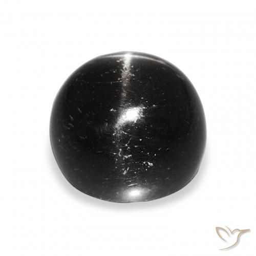 Diopside étoilé Noire naturelle Tour, 9.33 ct, Opaque