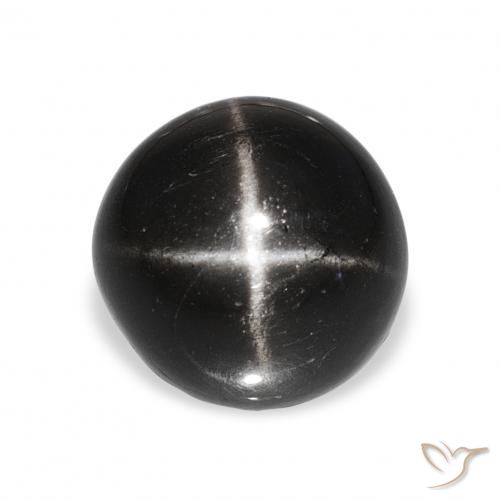9.28ct Noire Diopside étoilé, Tour, Opaque