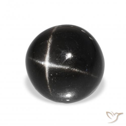Diopside étoilé Noire naturelle Tour, 9.28 ct, Opaque