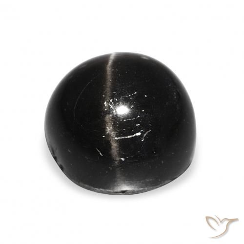 Diopside étoilé Noire naturelle Tour, 9.28 ct, Opaque