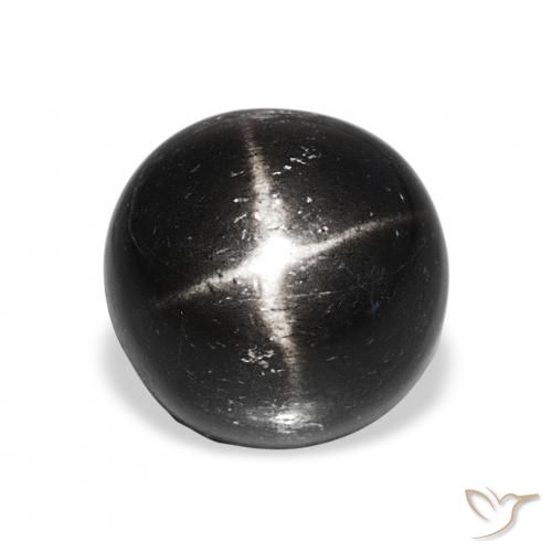 9.06ct Noire Diopside étoilé, Tour, Opaque