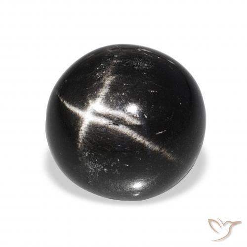 Diopside étoilé Noire naturelle Tour, 11.26 ct, Opaque