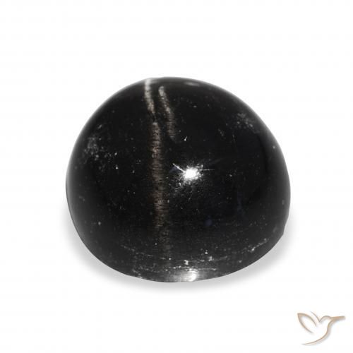 Diopside étoilé Noire naturelle Tour, 11.26 ct, Opaque