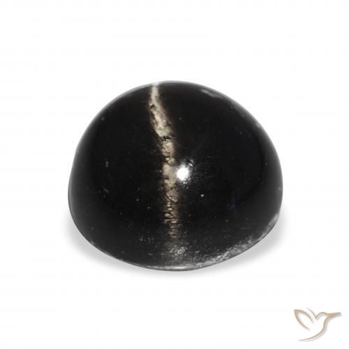 Diopside étoilé Noire naturelle Tour, 9.27 ct, Opaque