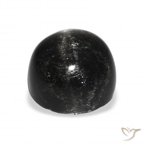 Diopside étoilé Noire naturelle Tour, 10.95 ct, Opaque