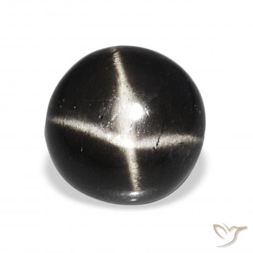 8.06ct Noire Diopside étoilé, Tour, Opaque