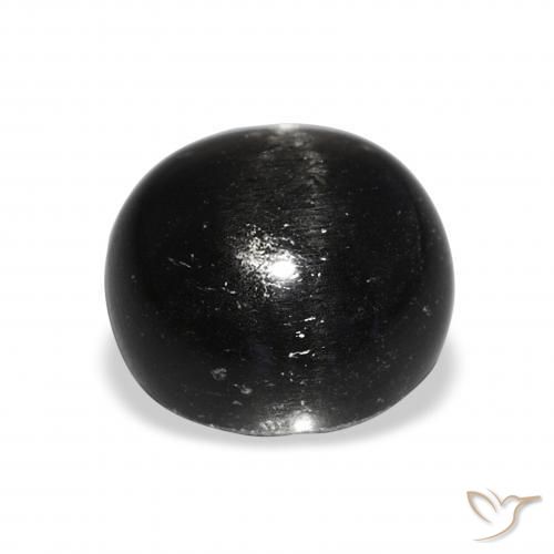 Diopside étoilé Noire naturelle Tour, 11.09 ct, Opaque