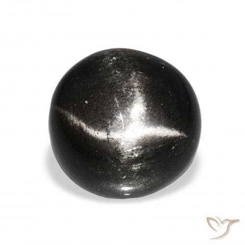 6.96ct Noire Diopside étoilé, Tour, Opaque