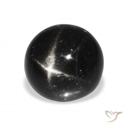 Diopside étoilé Noire naturelle Tour, 8.50 ct, Opaque