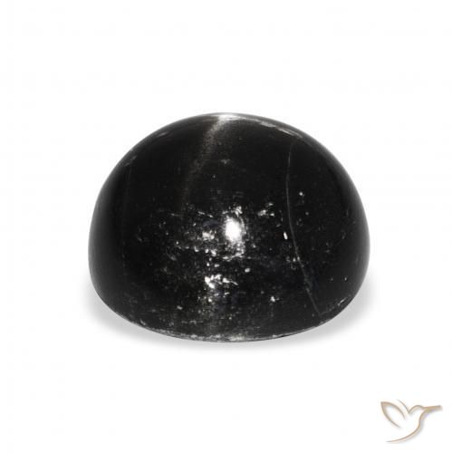 Diopside étoilé Noire naturelle Tour, 8.50 ct, Opaque