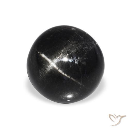 Diopside étoilé Noire naturelle Tour, 4.80 ct, Opaque