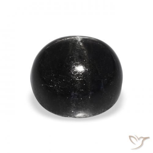 Diopside étoilé Noire naturelle Tour, 4.80 ct, Opaque