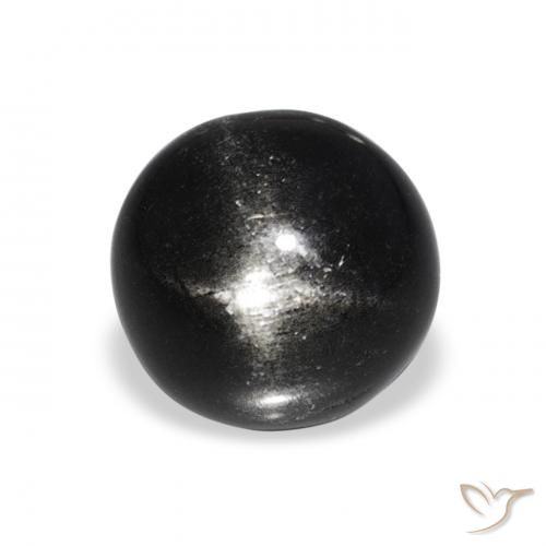 3.64ct Noire Diopside étoilé, Tour, Opaque